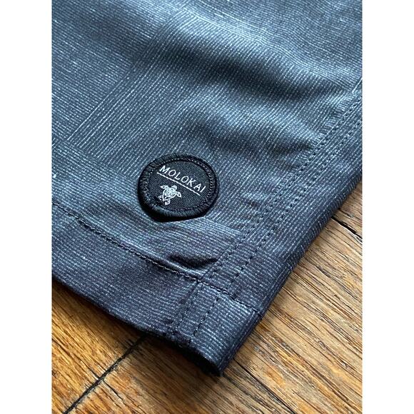 MOLOKAI Surf Co. Gray Hybrid Boardshorts  sz 36 - Picture 7 of 14